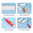 thumbnail image 4 of Labymos 9 Inch Paint Roller with Handle House Paint Brush Roller Frame with 2 Covers, 4 of 8