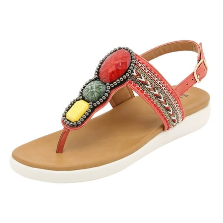 

Sandals Women Women Sandals Fashion New Pattern Bohemian Beach Shoes Comfortable Flat Bottom Large Non Slip Light Casual Versatile Shoes Sandals For Women Dressy Summer Prom Dress