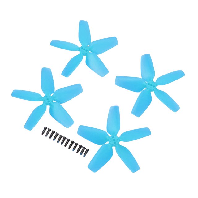 RC Propellers, 4Pcs Propeller Props High Stability Light Weight For Repair Red,Blue,Orange,Grey