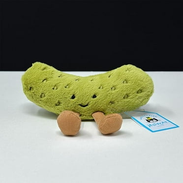 Jellycat AMUSEABLE PICKLE Soft Plush Toy NWT Ultimate Lovey 4 Kids & Adults Too!