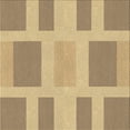 thumbnail image 1 of Ahgly Company Machine Washable Indoor Square Transitional Copper Brown Area Rugs, 5' Square, 1 of 7