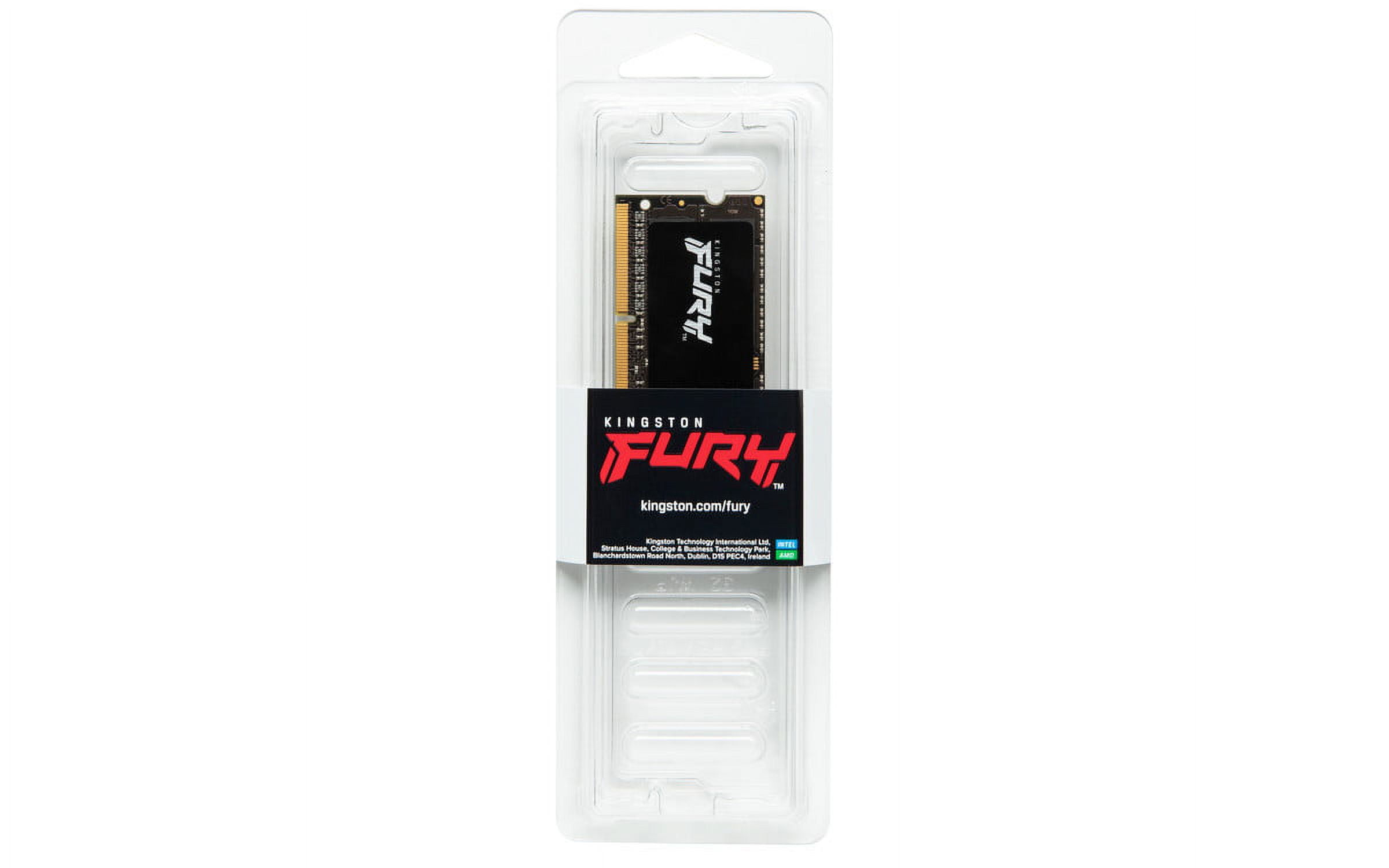 Kingston FURY Impact 32GB 3200MHz DDR4 CL20 Laptop Memory Single Module  KF432S20IB/32