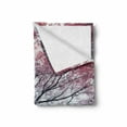thumbnail image 2 of Tree Soft Flannel Fleece Throw Blanket, Photo with Dramatic Nature Scenery of Abstract Colorful Leafy Tree and Calm Pond, Cozy Plush for Indoor and Outdoor Use, 50" x 70", Multicolor, by Ambesonne, 2 of 6