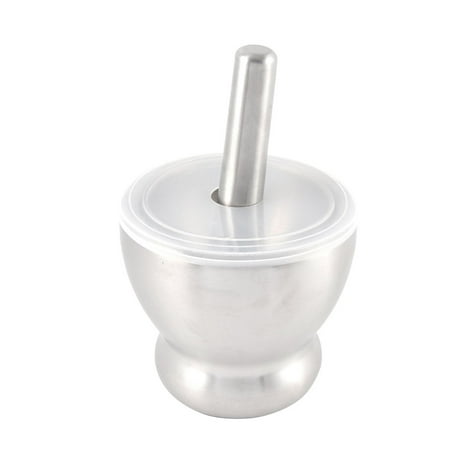 Stainless Steel Spice Garlic Topping Grinder Mortar Pestle Mixing Bowl