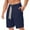Navy, variant on toraway Mens Casual Shorts 11 Inch Inseam Summer Men Summer Casual Beach Shorts Solid Drawstring Sports Workout Shorts with Pockets Men's Shorts Casual Below Knee Xxl