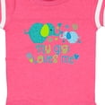 thumbnail image 4 of Inktastic My Gigi Loves Me Cute Elephants Boys or Girls Baby Bodysuit, 4 of 5