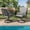 Gray, variant on MELLCOM Swivel Patio Chair Set of 2, Outdoor Dining Chairs with Thickened Cushions, Metal Patio Chairs Gentle Rocker for Outside, Khaki