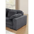 thumbnail image 6 of Miekor Furniture Nadine 155.5" W Dark Gray Corduroy Modular Corner Sectional Sofa with Left-Facing Chaise MK0481, 6 of 7