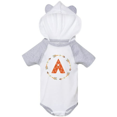 

Inktastic Letter A Tribal Arrow Monogram Gift Baby Boy or Baby Girl Bodysuit