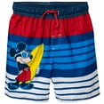 thumbnail image 3 of Disney Mickey Mouse Toddler Boys Rash Guard and Swim Trunks Outfit Set Toddler, 3 of 5