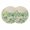Beige, variant on Tropical Plant Round 13 Inch Placemats Set of 2, Summer Watercolor Green Palm Leaves HeatResistant Non Slip Place Mats for Dining Table, Wipeable Braided Kitchen Table Mats for Housewarming