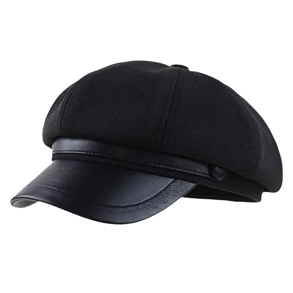 MEICHEN Corduroy Newsboy Hats for Women Solid Color Painter Cap Elegant Beret Hat