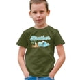thumbnail image 3 of The Big One Surf Theme Matching Family Birthday Shirt for Brother -Sold Individually Military Green Shirt 12 Months, 3 of 5