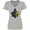 AC-Heather Grey, variant on Fleur De Lis Mardi Gras Holiday Women's V-Neck T-Shirt