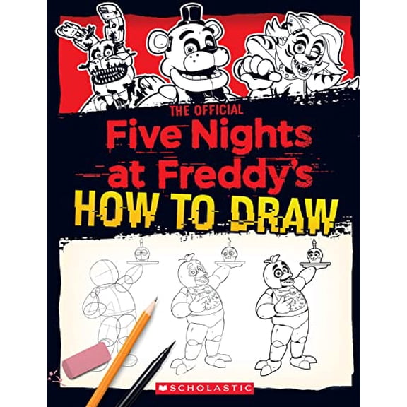 Pre-Owned How to Draw Five Nights at Freddy's: An Afk Book (Paperback) 1338804723 9781338804720