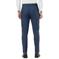 thumbnail image 3 of INSPIRE CHIC Pantalon Habillé à Rayures pour Homme, Pantalon à devant Plat, Pantalon d'Affaires 32 Bleu Foncé, 3 of 6