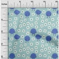 thumbnail image 2 of oneOone Velvet Medium Blue Fabric Kids Sewing Material Print Fabric By The Yard 58 Inch Wide, 2 of 4