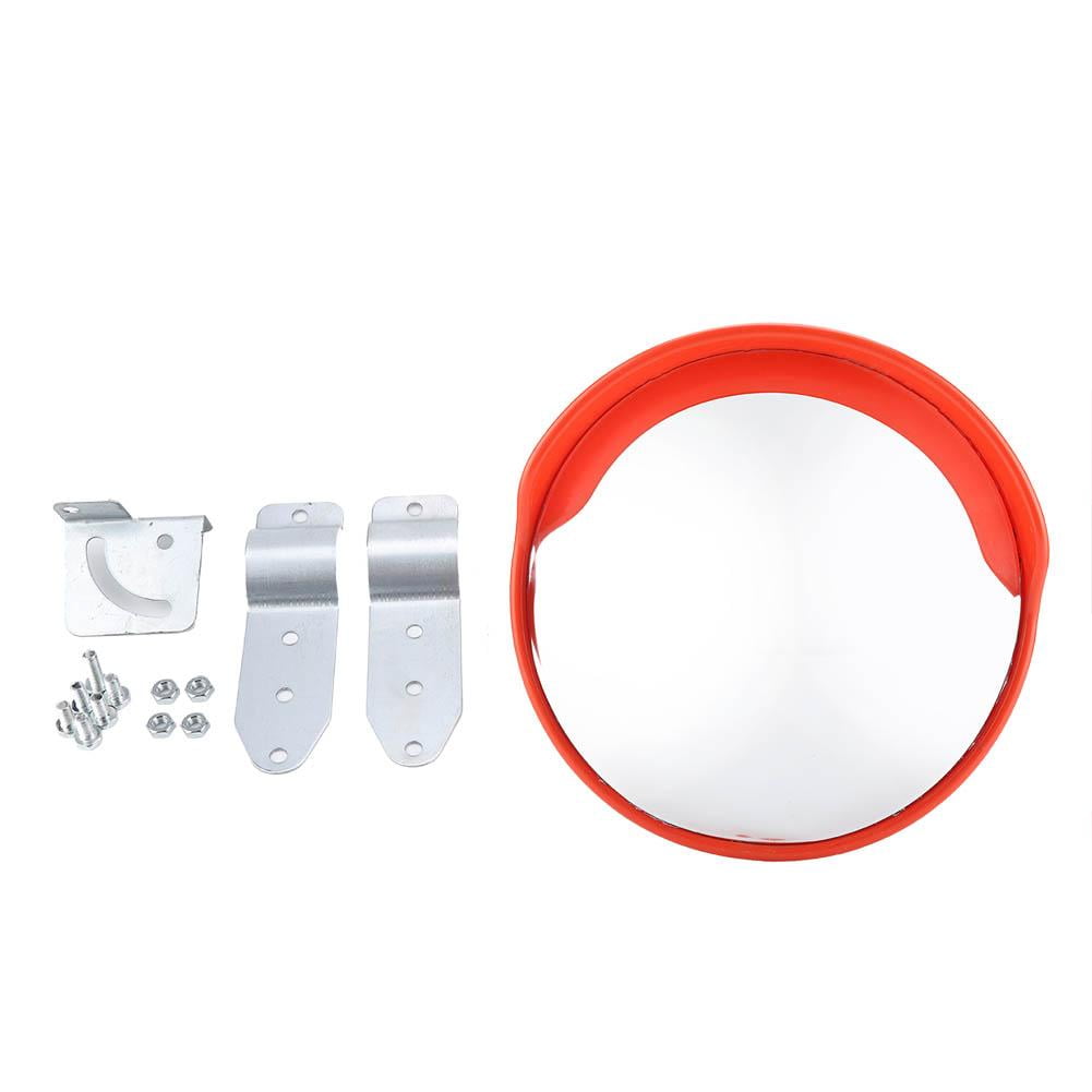 Wide Angle Security Mirror Warehouse Round Convex Mirrors for Wall Mounted 12/” 30cm Diameter,for Blind Spots Store Safety Office