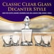 thumbnail image 4 of Decantador de whisky NutriChef Home Bar, juego de aireador decantador de vasos de whisky con cuatro vasos de whisky de 750 ml, 4 of 8
