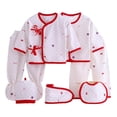 thumbnail image 1 of 7 unids/set 0-3 meses bebé recién nacido niñas niños ropa conjunto ocio ropa chico rojo Zulema Ropa infantil casual, 1 of 8