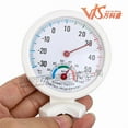 thumbnail image 1 of Shisuyan 2 Pcs Hygromètre Extérieur Rond PVC Blanc pour Mesure de Réfrigération et d'Humidité, 1 of 8