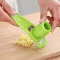 thumbnail image 5 of 3-in-1 Garlic Press Mincer and Peeler, Handheld Stainless Steel Grater for Ginger and Nuts, Easy Clean Kitchen Tool with Soft Grip Handle, 5 of 8