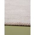 thumbnail image 5 of Rugsotic Carpets Hand Knotted Wool Area Rug 10'x10' Beige Solid Square Indoor Rug for Living Room, Bedroom Antimicrobial L00111, 5 of 7