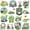 B, variant on Slccxzc 16Pcs Golf Themed Iron On Patches Embroidery Applique Badge DIY Clothing Patches