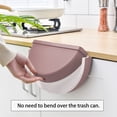 thumbnail image 6 of QTBIUQ Kitchen Hanging Folding Trash Can, Wastebasket Suitable For Bathroom Cabinet Door Toilet Garbage Can Coffee, 6 of 7