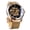 Golden, variant on Men's Skeleton Watch Steampunk Watch Black Mechanical Watch for Men Minimalist Retro Design Mechanical Skeleton Wrist Watch Transparent