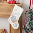 thumbnail image 2 of Calcetines de media Perfecl 2 uds regalo Decoración de Árbol de Navidad bola de piel, 2 of 5