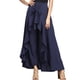 thumbnail image 2 of Pantalones Qarigey de pierna ancha para mujer Azul oscuro L, 2 of 6