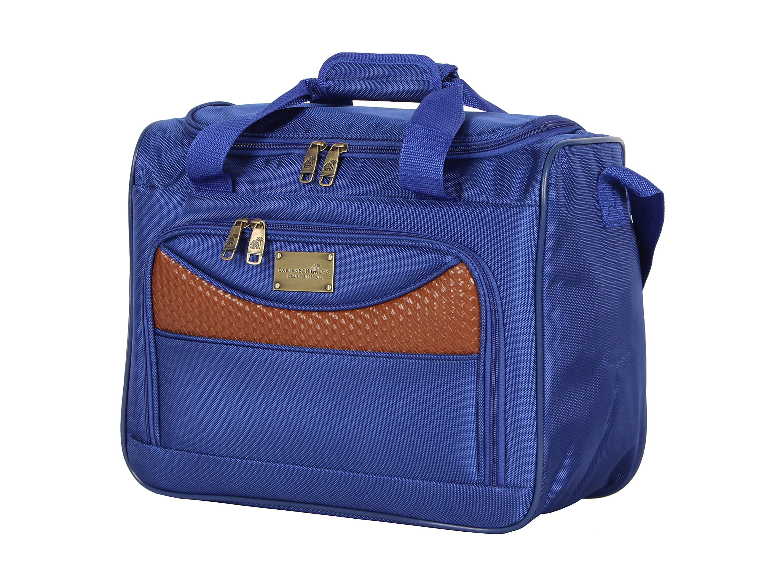 Caribbean Joe Luggage Castaway Suitcase 16 Boarding Tote (Royal Blue)