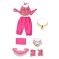 thumbnail image 4 of Conjunto de trajes de danza del vientre para niños, trajes de baile para niñas, traje de Halloween, ropa de danza del vientre de con lentejuelas para fiestas y niñas Salvador Trajes de danza del vientre, 4 of 8