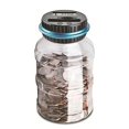 thumbnail image 1 of Injueey Pantalla LCD Pippy Bank Digital Coin Saving Jar 1.5L Contador automático de monedas Hucha eléctrica Caja de ahorro de dinero transparente para Almacenamiento y organización del hogar No.6 Injueey HA025507-07, 1 of 1