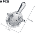 thumbnail image 2 of CocktailStrainer,ProngStainlessSteelBarStrainer,, 2 of 5