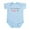 Sky Blue, variant on CafePress - My Mommom Loves Me Infant Bodysuit - Baby Light Bodysuit, Size Newborn - 24 Months