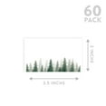 thumbnail image 5 of Koyal Wholesale Watercolor Pine Trees Woodland Forest Place Cards for Wedding Party Tables, Seating Place Cards, 60 Pk, 5 of 5