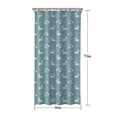 thumbnail image 5 of Blue Cartoon Unicorn Rainbow Cloud Star Butterfly Shower Curtain 36"x72" ,Bathroom Decorative Shower Curtains Set with 12 Hooks,Modern Waterproof Washable Shower Curtain, 5 of 6