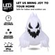 thumbnail image 3 of Fantasma hinchable para Halloween, decoración exterior, 1,4 m, Joiedomi, 3 of 8