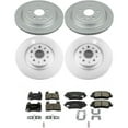thumbnail image 2 of PowerStop Front and Rear Geomet Coated Brake Rotor and Pad Kit Fits: CADILLAC Select Models CRK6997, 2 of 5