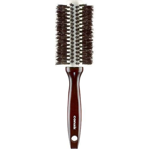 Conair Ion Shine Thermal Ceramic Wood Round Hairbrush 06403 Walmart