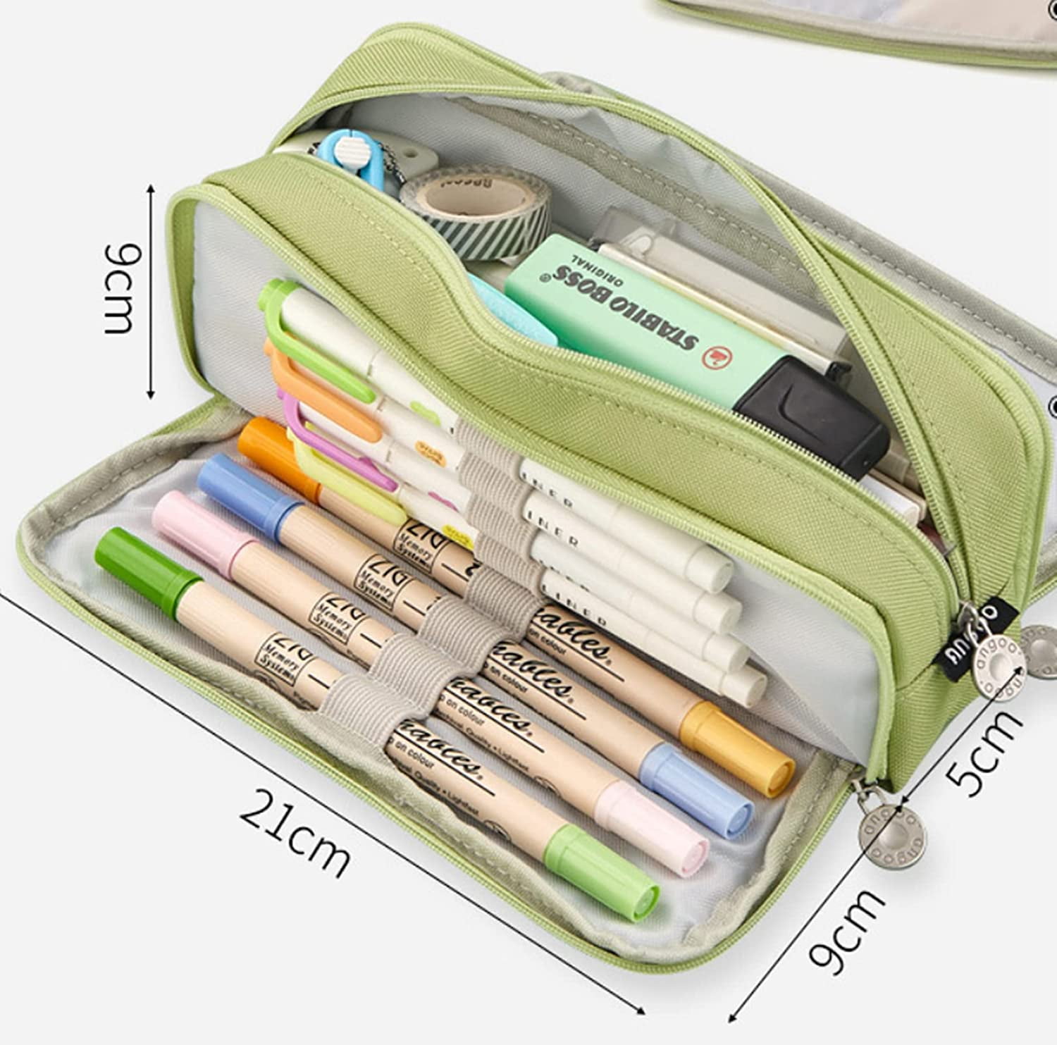 Multifunction Pencil Case Large Capacity Pen Box School Stationery Cosmeti Fast 