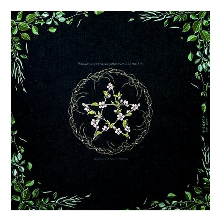 

Tarot Card Tablecloth | 60x60CM Mysterious Thickened Oracle Card Table Cloth | HD Pattern Color Digital Printing Tarot Table Cloth