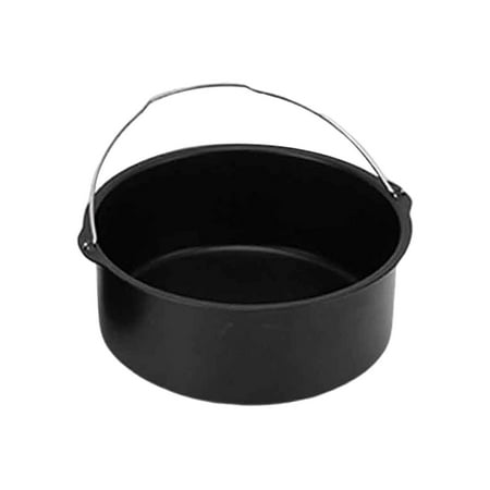 Air Fryer pan,Carbon Steel Air Fryer pan Bread Baking Basket,Nonstick