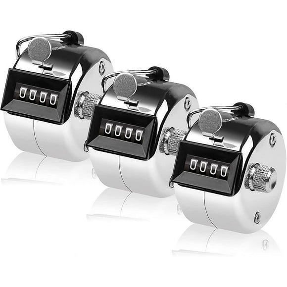 Digit Click Counter - Manual Metal Counter - Clicker to Count, Score Golf3 pcs