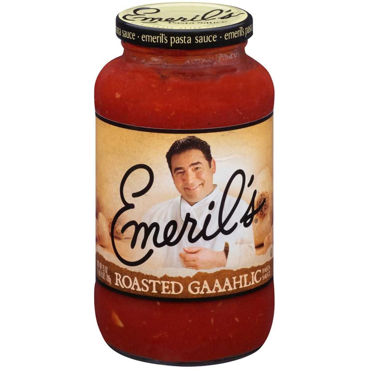 Emerils Roasted Garlic Pasta Sauce, 25 Ounce 6 per case.