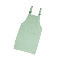 Vocoste 1 Set Kitchen Apron with Headband Cotton Apron for Cooking Baking Waterproof Aprons for Men Women Green