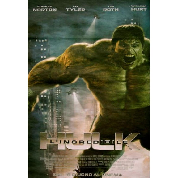 The Incredible Hulk Movie Poster Print (11 x 17) - Item # MOVCI8866