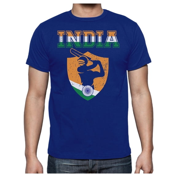 India Cricket T20 World Cup 2024 Shirt for Men Indian Fans Team Sport Champion Men's T-shirt T-Shirt Small Blue